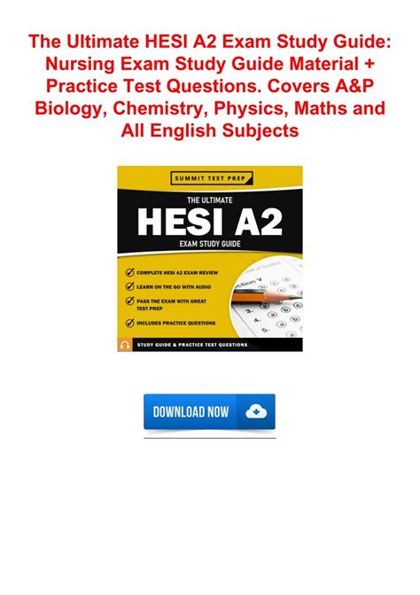 [PDF] DOWNLOAD FREE The Ultimate HESI A2 Exam Study Guide: Nursing Exam Study