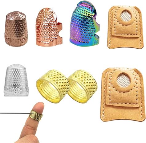 Lam Lord 8 Pcs Hand Working Sewing Thimble Different Model Sewing