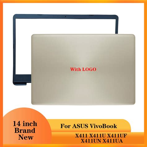 Funda Dorada Para Port Til Asus Vivobook Cubierta Trasera Lcd Bisel