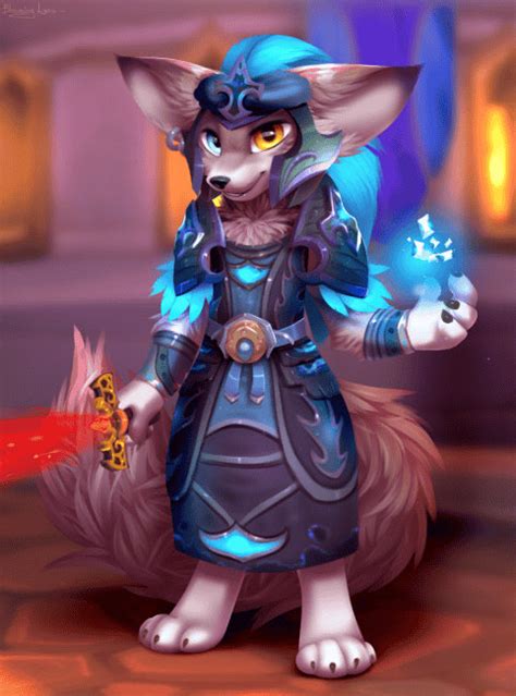 Vulpera Fire Mage Animated By Blooming Lynx On Deviantart