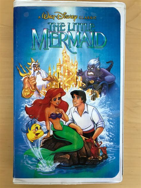 Little Mermaid VHS Vintage 1990 black Diamond Release - Etsy