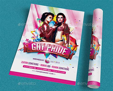 17 Gay Pride Flyer Templates Free And Premium Downloads