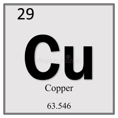 Copper Chemical Element Stock Illustrations 992 Copper Chemical