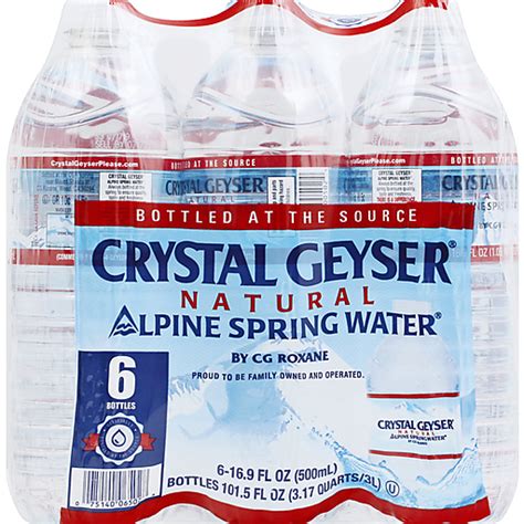 Crystal Geyser Water Natural Alpine Spring Water Carlie Cs