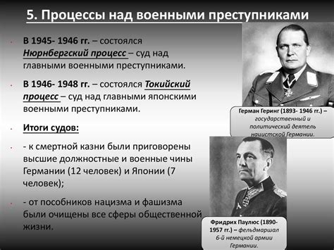 Итоги Второй мировой войны. Послевоенное урегулирование - презентация ...