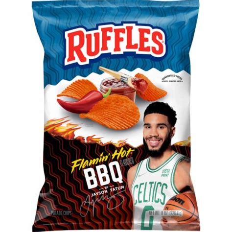 Ruffles® Flamin Hot Bbq Potato Chips 8 Oz Harris Teeter