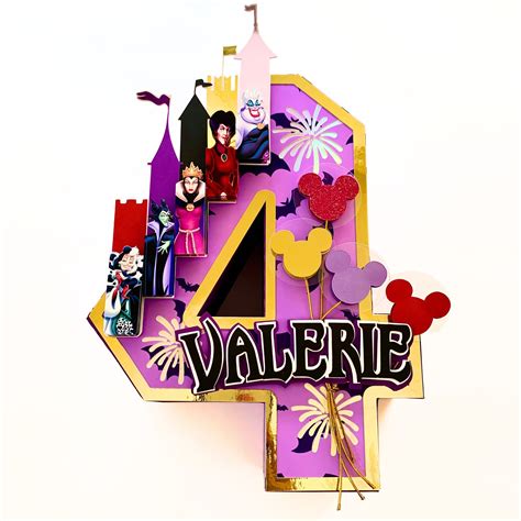 Disney Villains 3d Letter Villians Party Decorations Evil Queen 3d