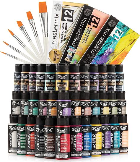 Rich Master Acrylic Acrylfarben Set Ml Reichhaltige Pigmentfarben