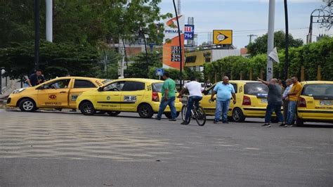 Paro De Taxistas En Neiva Gener Caos Vehicular En La Ciudad