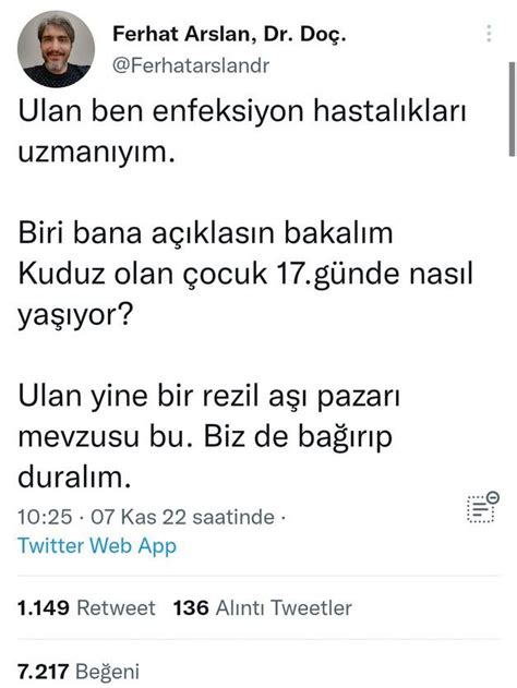 Muhbir on Twitter Bir doktorun paylaşımı şu şekilde idi https t