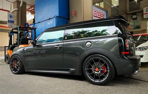 Mini Cooper Clubman R55 Grey With BBS RF Aftermarket Wheels Wheel Front