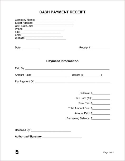 Simple Cash Receipt Template Free - Template 1 : Resume Examples #edV1yALVq6