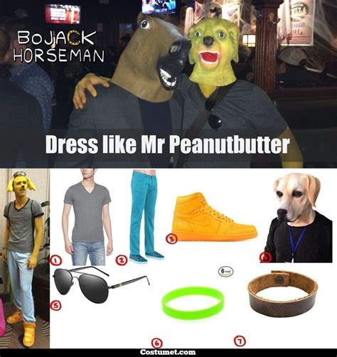 Mr Peanutbutter Costume For Cosplay And Halloween 2022 Bojack Horseman