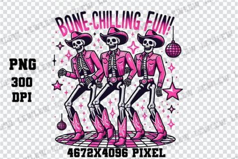 Disco Dancing Skeletons Graphic By Lewlew Creative Fabrica