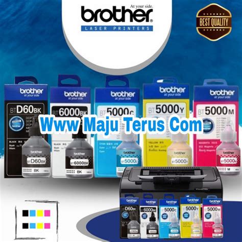 Jual TINTA BROTHER BT 5000 D 60 ORIGINAL1 SET DCP T310 DCP T510W DCP