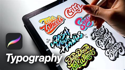 How To Create A Better Typography On ProcreateiPad Pro YouTube