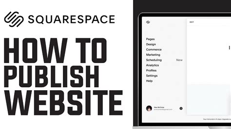 How To Publish A Squarespace Website In Quick And Easy Youtube