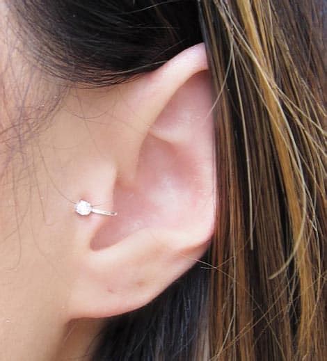 Tragus Piercing Process Pain Infection Cost And Healing Time