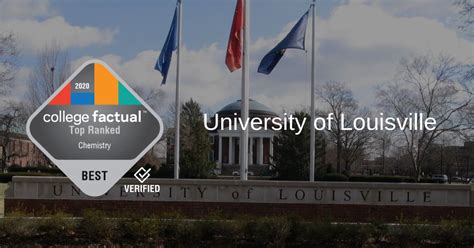 U of L Ranks #2 for Best Chemistry Programs in Kentucky in 2020 Report - College Factual