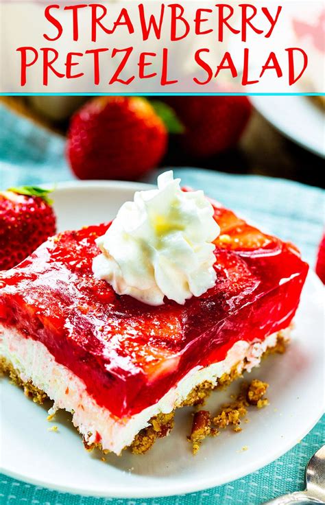 Strawberry Pretzel Salad Spicy Southern Kitchen