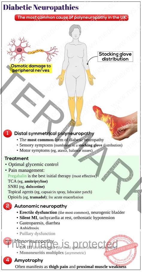 Diabetic Neuropathies Medicine Keys For Mrcps