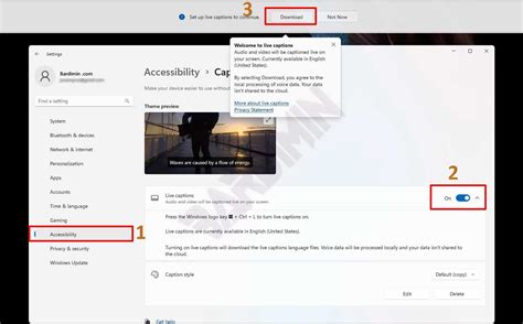 Cómo activar y utilizar subtítulos en directo en Windows 11