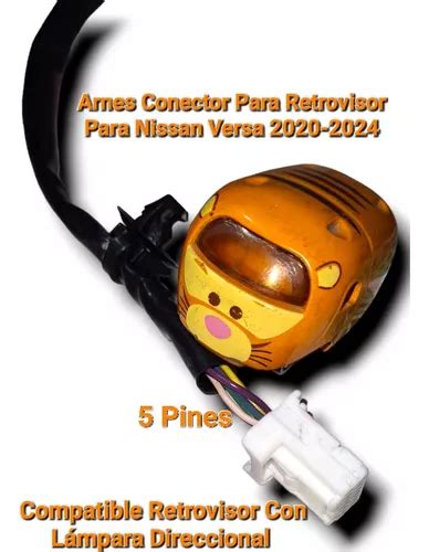 Arnés Conector Retrovisor Lateral Nissan Versa 2020 2024 MercadoLibre