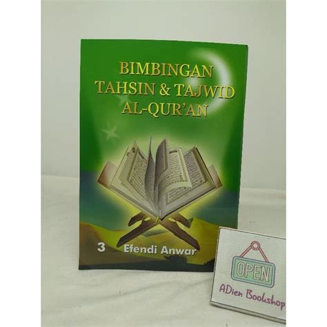 Jual BUKU BIMBINGAN TAHSIN DAN TAJWID AL QURAN JILID 3 EFENDI ANWAR