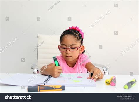 Yearold Brunette Latina Girl Autism Spectrum Stock Photo Shutterstock