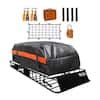 Mockins 250 Lbs Roof Rack Basket With 20 CF Roof Bag Roof Rack Cargo