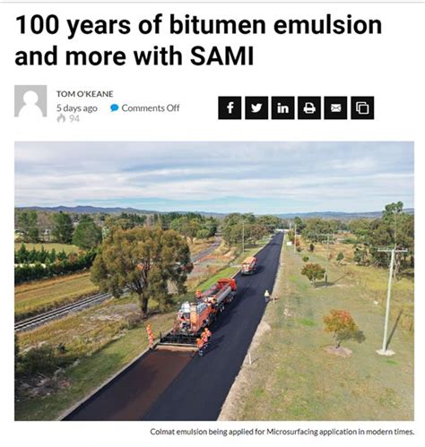 Years Of Bitumen Emulsion And More With Sami Ibef