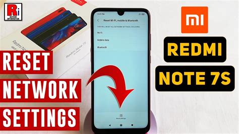 How To Reset Network Settings In Xiaomi Redmi Note S Youtube