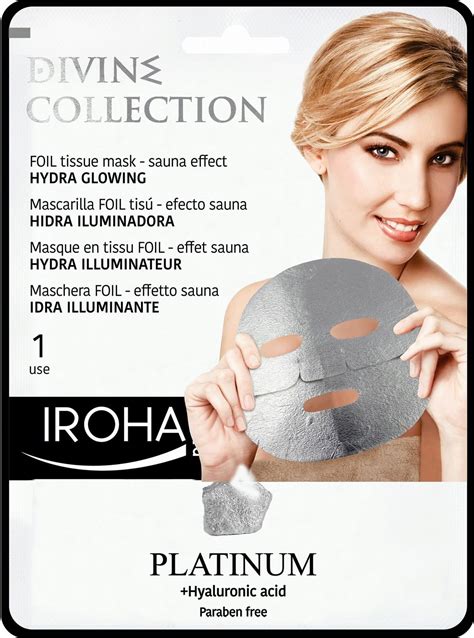 Iroha Nature Divine Platinum Foil Tissue Mask Cosmeterie