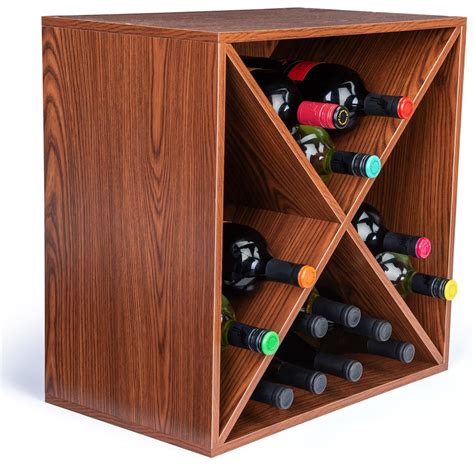 Wine Rack Storage Cube Stackable Design