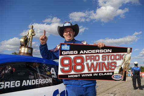 98 Greg Anderson Stands Alone As Pro Stocks Winningest Driver