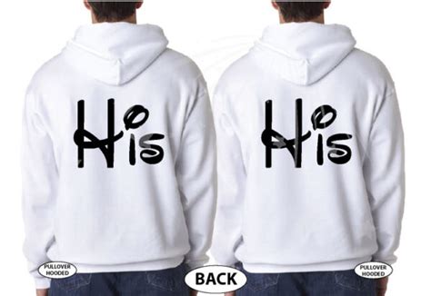 LGBT Gay His Matching Couple Shirts Mickey Mouse Cute Kissing Married With Mickey