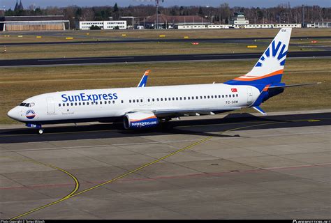 TC SEM SunExpress Boeing 737 8HC WL Photo By Tomas Milosch ID 906244