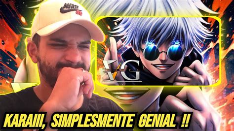 REACT Rap do Satoru Gojo Imensurável Feat Gabriza Jujutsu Kaisen