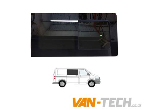 Vw T5 T51 T6 T61 Privacy Glass Opening Drivers Side Tinted Window Van Tech