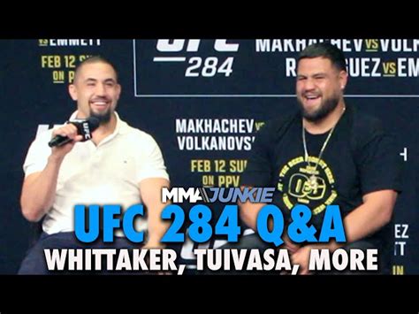 UFC 284 Crowd Goes Crazy While Asking Robert Whittaker About F KING PUSSY Paulo Costa Tai