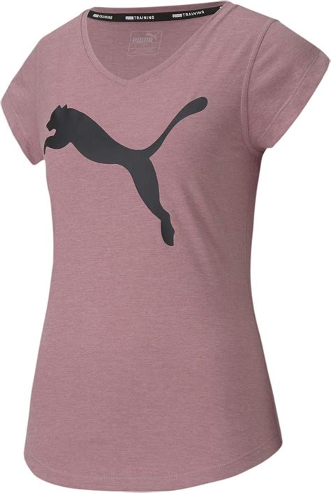 PUMA Damen Heather Cat Tee T Shirt Bekleidung