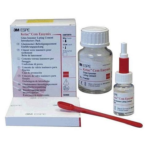 3M Ketac Cem Easymix (Polvo 15grs/Liq.6ml/Block mezcla)