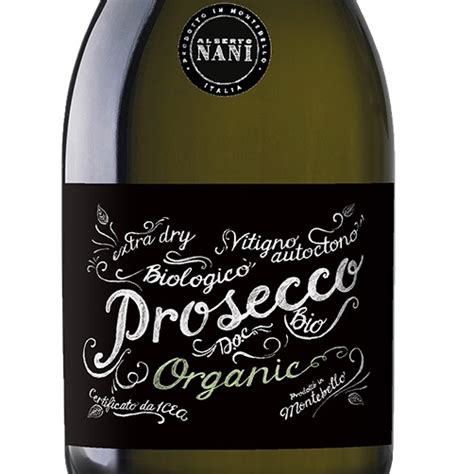 Organic Prosecco Extra Dry Doc Alberto Nani” Alberto Nani