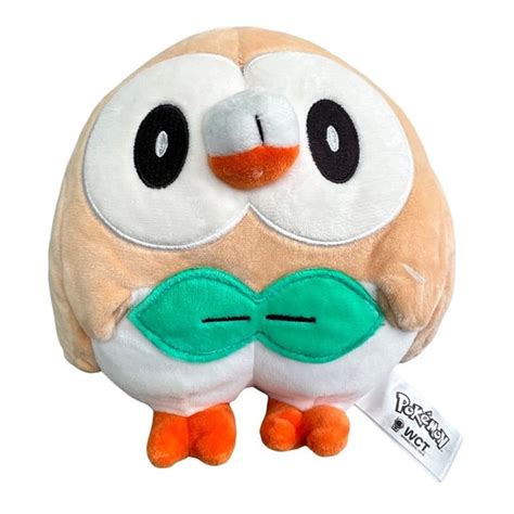 Wicked Cool Toys Toys Pokemon Rowlet Plush Stuffed Animal 28 Wicked