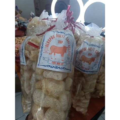 Jual KERUPUK KULIT 200 GR MURAH ENAK HALAL KRUPUK JANGEK RAMBAK