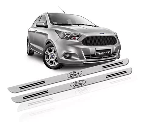 Cubre Zocalos Protector Acero Inox Autoadhesivos P Ford X 2