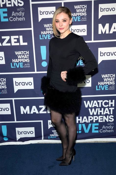 Chloe Grace Moretz Watch What Happens Live With Andy Cohen 12th