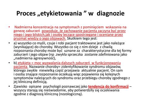 Diagnoza Do Psychoterapii Cz I Ppt Pobierz