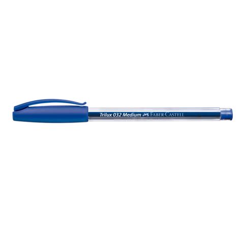 Caneta Esferogr Fica Faber Castell Trilux Mm Azul Az Loja Lucky