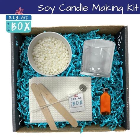 Soy Candle Making Kit - DIY Art in a Box - DIY Relaxation